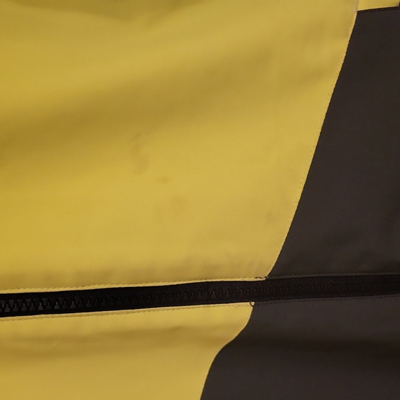 Boys Large 12 Oneill Snow Jacket Lime and Olive - Picture 2 of 9